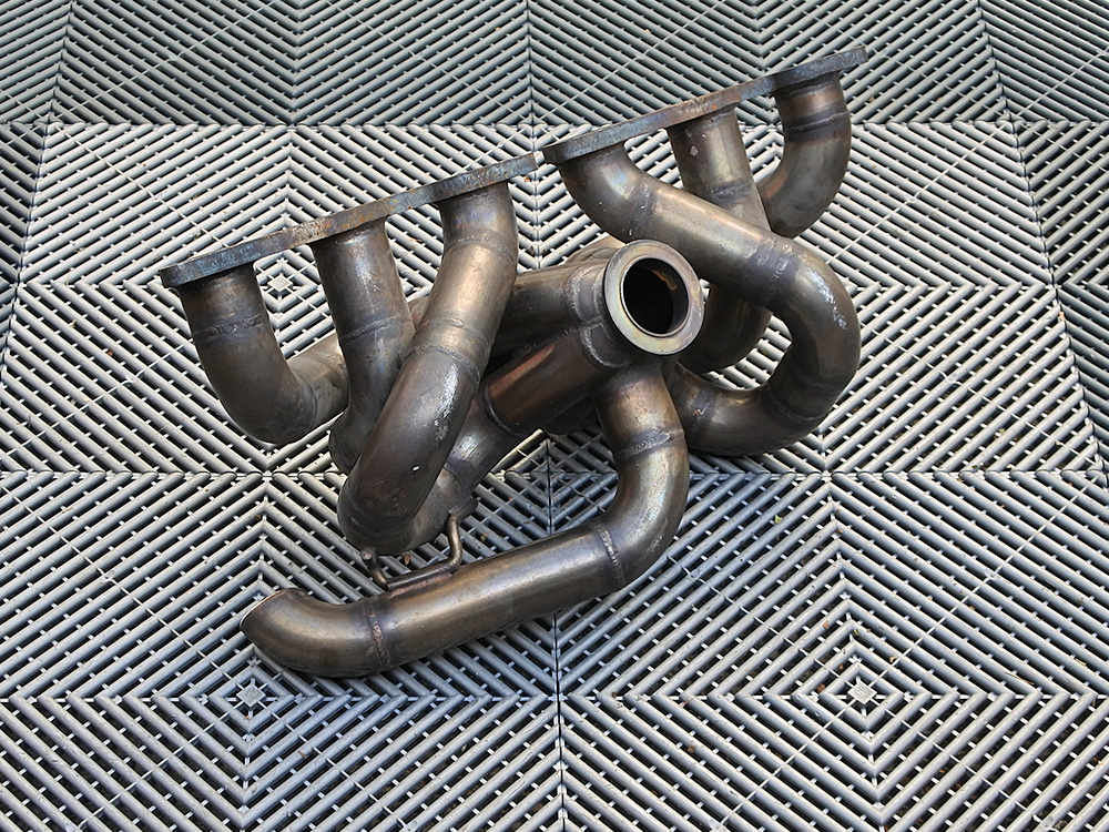 Nissan RB26 single turbo V-Band manifold for S13
